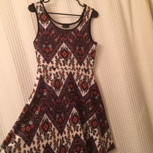 Patterned Floral Dress